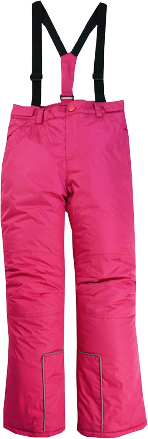 Hiheart Snow Pants: Detachable Suspenders for Kids