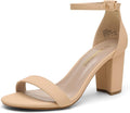 Women's Chunk Low Heel Pump Sandals - 3in Comfortable Lift DREAM