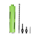 2 1/4 in Dry Core Drill Bit with Adapters and Pilot Bit - Versatile