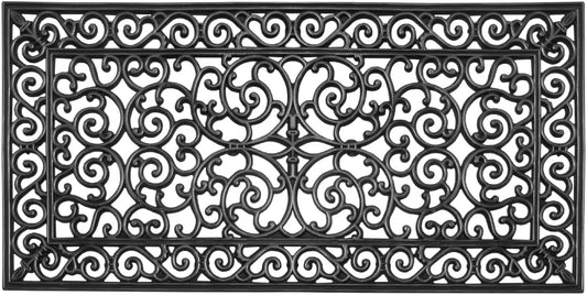 A1HC Natural Rubber Doormat for Heavy Duty Indoor Outdoor Use