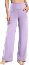 Promover Wide Leg Pants Woman Yoga Pants with Pockets - Soft Stretch