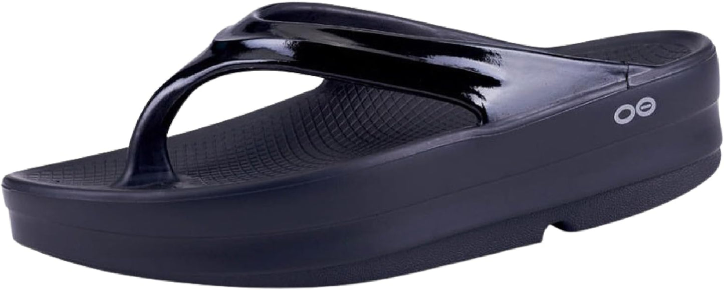 OOFOS Women's Oomega Oolala Luxe Flip-Flop for Recovery