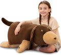 Tezituor Giant Dachshund Plush Pillow for Cozy Cuddles
