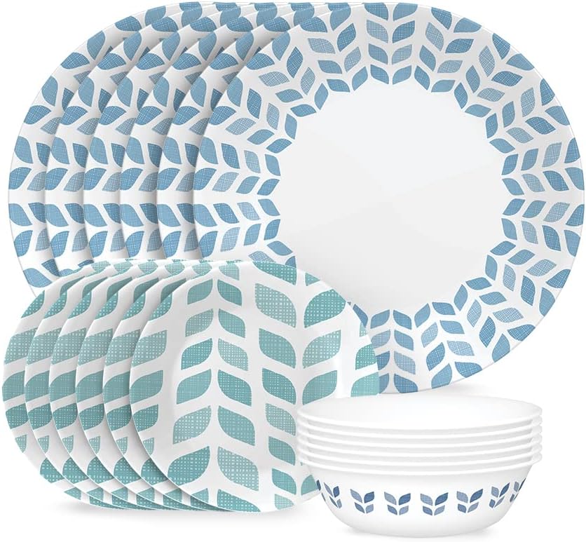 Corelle Global Collection 18-Piece Dinnerware Set for Stylish Dining