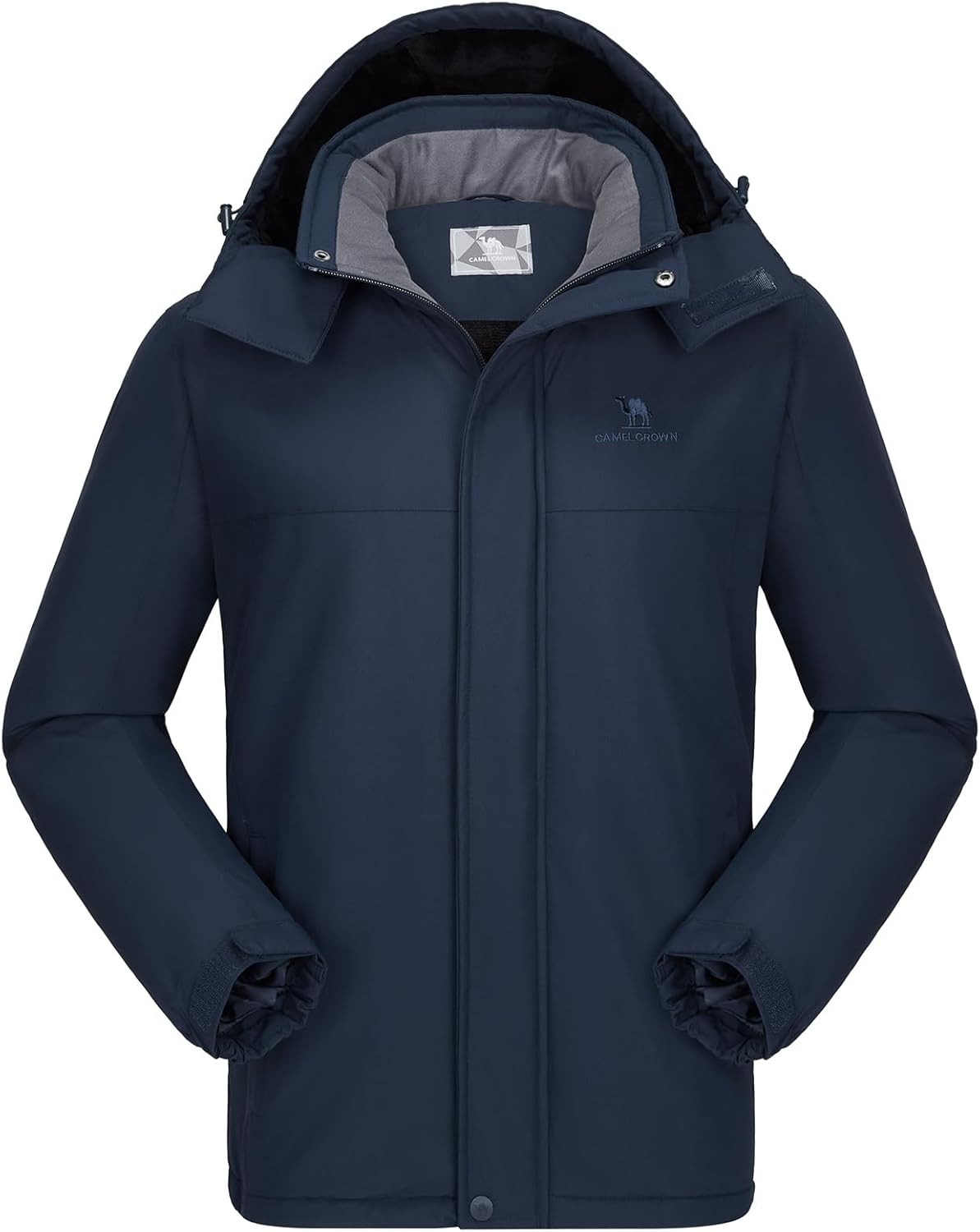 CAMEL CROWN Men's Waterproof Winter Coat for Skiing and Snowboarding