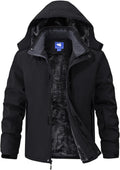 Mens Skiing Jackets Winter Waterproof Snow Jackets Fleece Lined - Warm