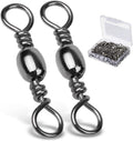 Barrel Fishing Swivels Solid Ring Stainless Steel - Corrosion