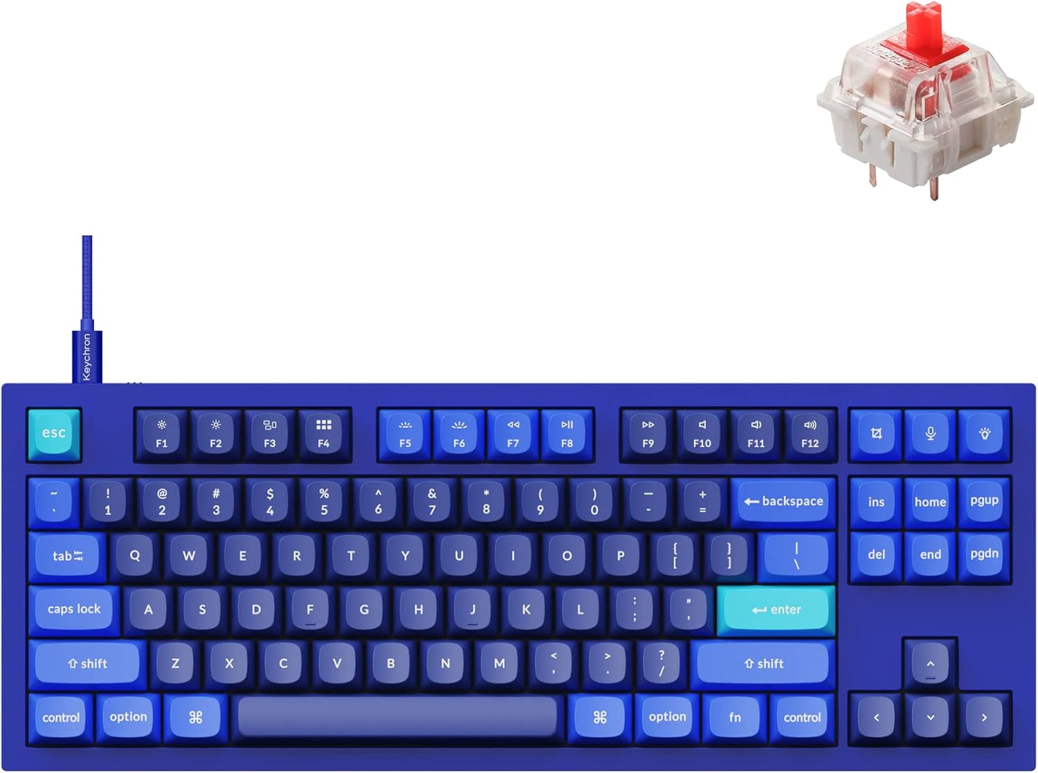 Keychron Q3 RGB Tenkeyless Mechanical Keyboard for Mac Windows