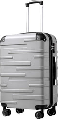 Coolife Carry-on Hardside Luggage Suitcase - Smooth 360 Roll