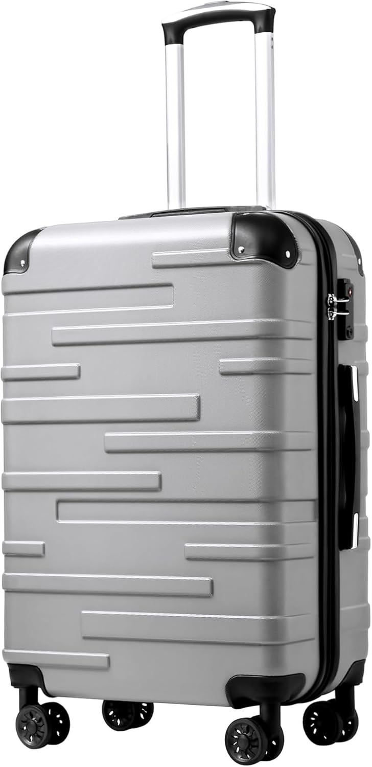 Coolife Hardside Travel Luggage with TSA Lock and Spinner Wheels