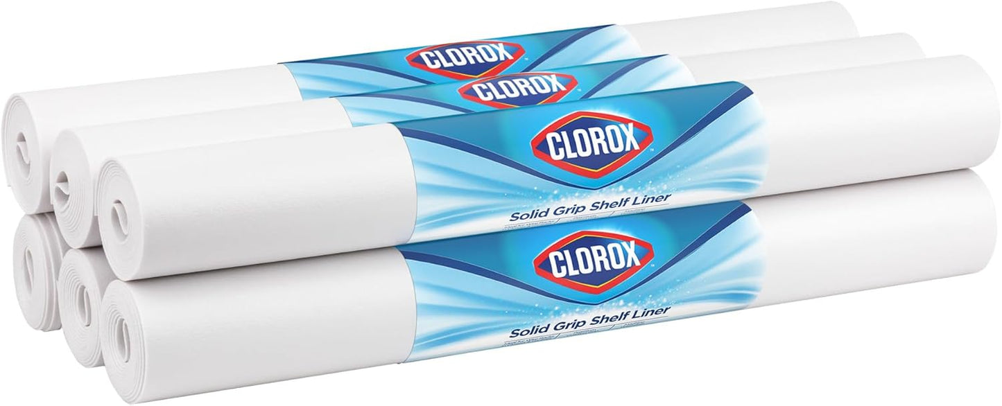 EasyLiner Solid Grip Shelf Liner with Clorox for Easy Installation