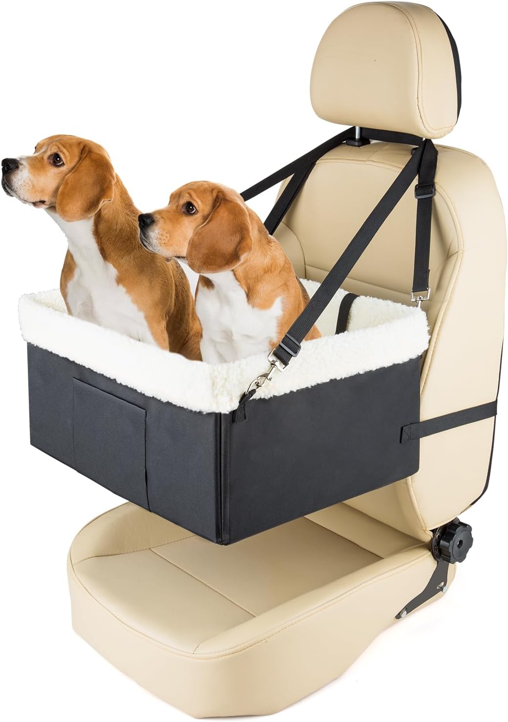 Elevated Dog Car Seat for Medium Dogs Under 30lbs Booster Seat