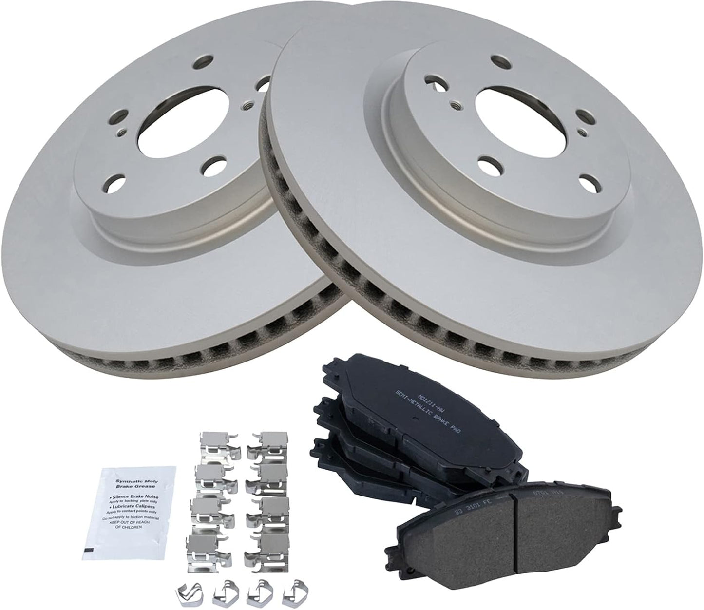 TRQ Front Semi-Metallic Brake Pad & Rotor Kit for tC Matrix