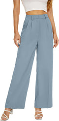 Women Office Wide High Waist Pants Loose Fit - Comfortable Work 's