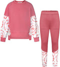 Girls 2-Piece Tracksuit Set Size 5-14 - Comfortable Pullover & Pants