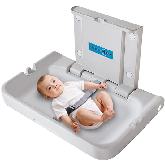 Baby Changing Station Wall Mounted Diaper Changer for Malls