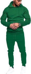 COOFANDY Men's Athletic Hoodie and Jogging Tracksuit Set for Fitness
