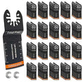 Curved-Edge Oscillating Tool Blades 100pcs - Precision Plunge Cuts