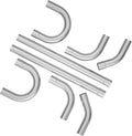 Exhaust Pipe Kit 3 in Mild Steel DIY Custom Exhaust Kit - 8PCS
