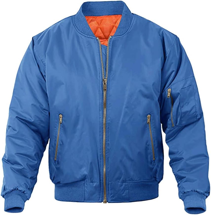 MAGNIVIT Men's Bomber Jacket for Stylish Fall and Winter Wear