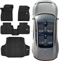 All Weather Floor Mats and Cargo Liner Fit for 2018-2022 Honda Accord