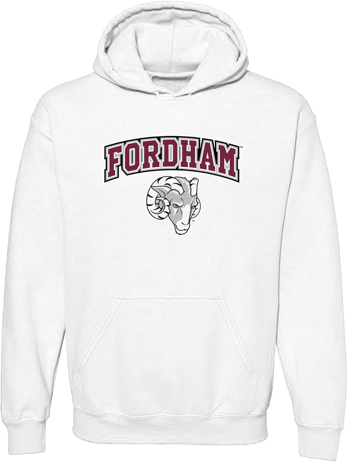 Fordham University Team Color Arch Logo Hoodie for All Fans