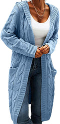 Women's Hooded Cardigan for Stylish Comfort in Cool Weather