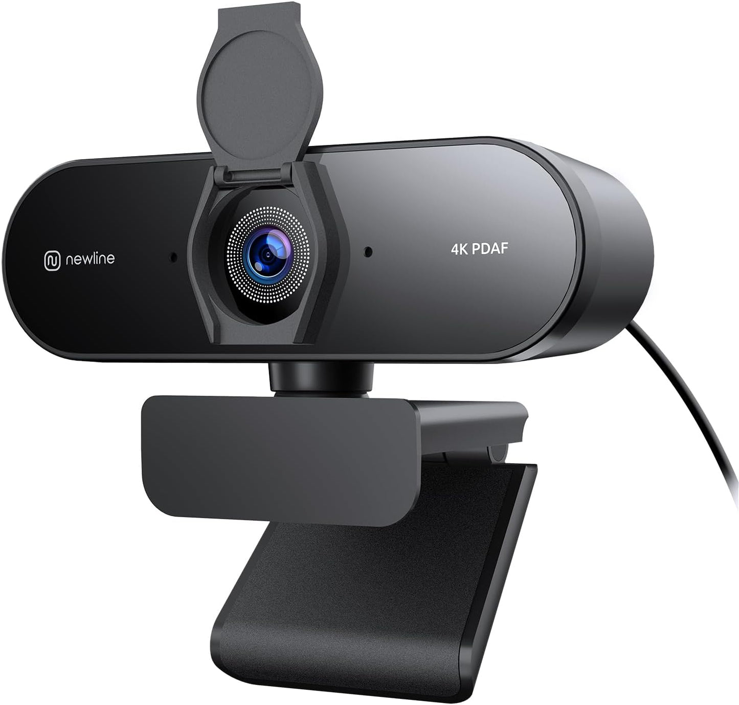 4K Webcam for PC with Autofocus and Noise Reduction Mics