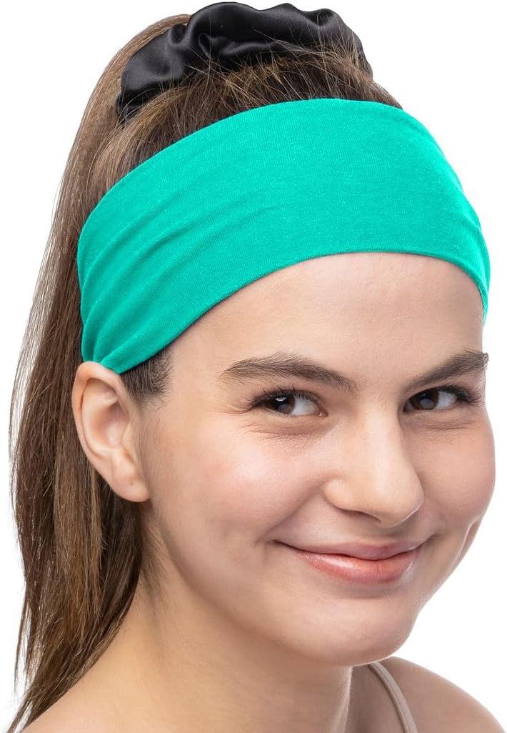 3 Wide USA-Made Cotton Sweatbands by JESSICA GAVIN