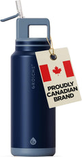 Alpine Flip n' Sip 40 oz Insulated Water Bottle - Keeps Ice 60 hrs