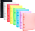 A5 6 Ring Binder Cover Clear PVC Set - Refillable Notebook Shell