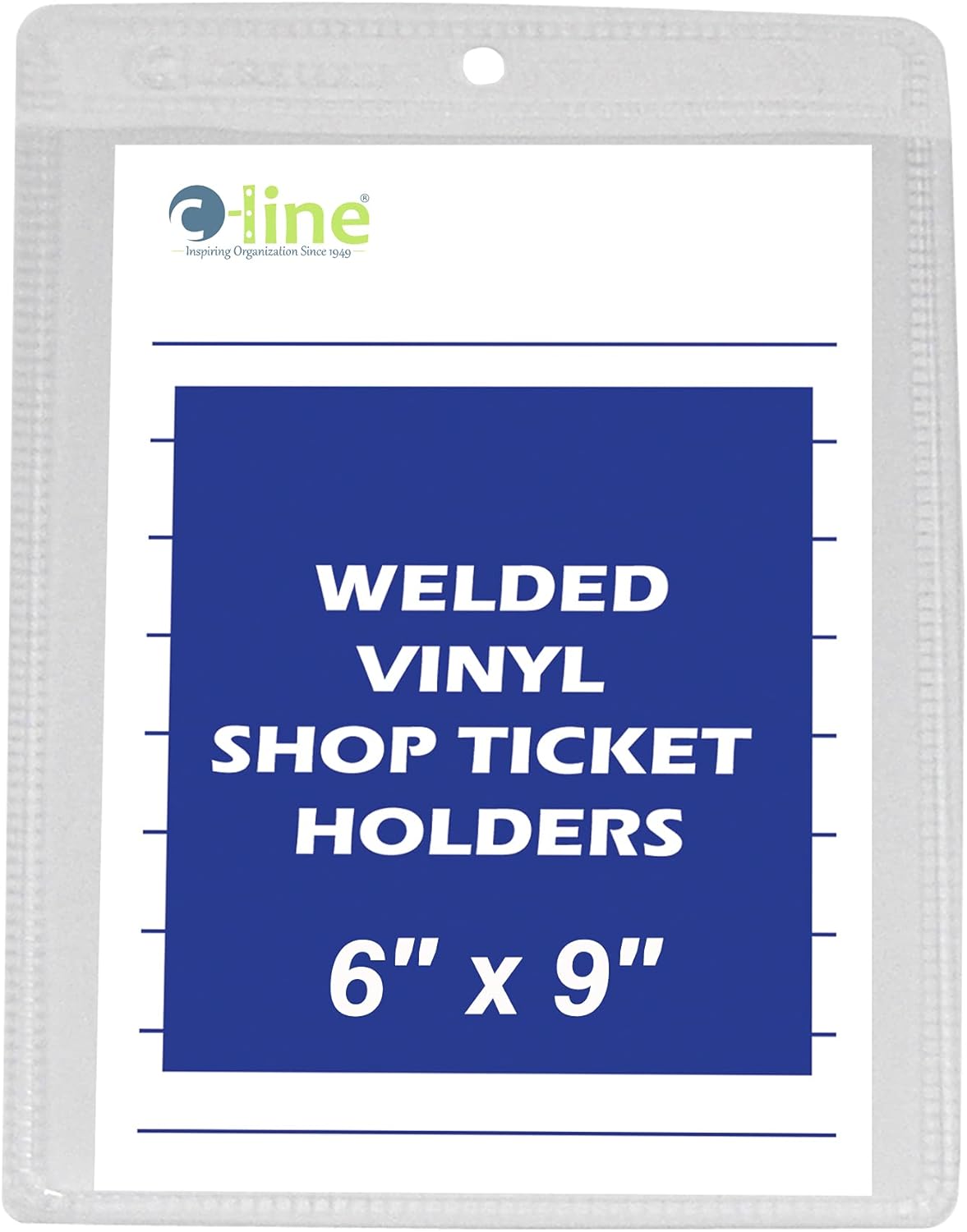C-Line Vinyl Shop Ticket Holders for Secure Document Storage