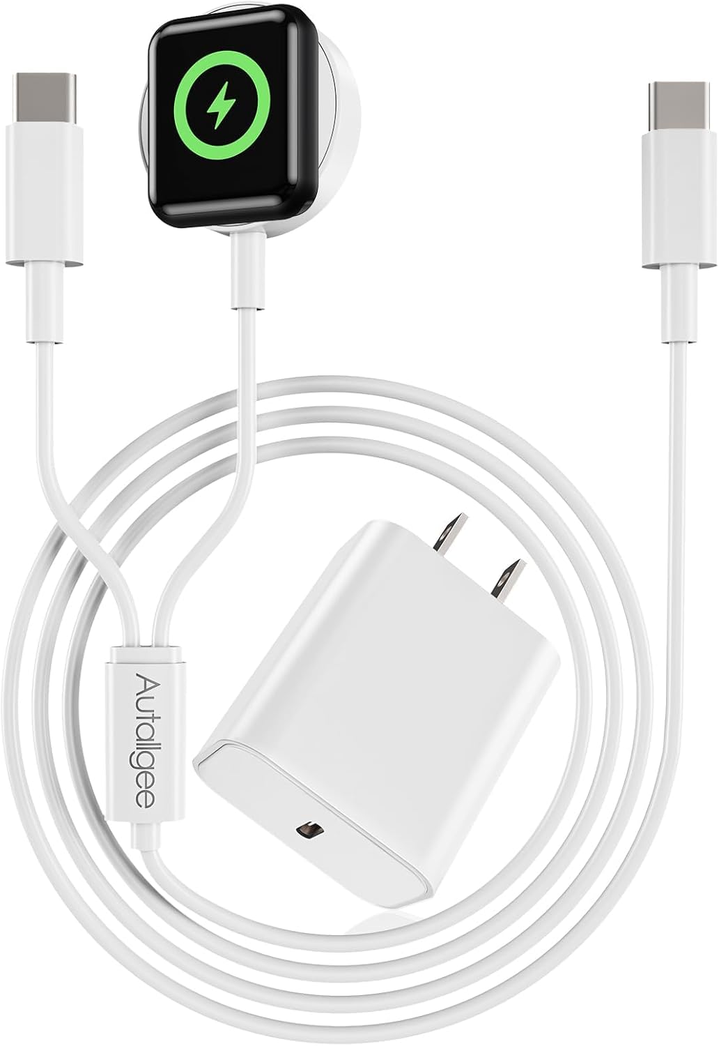 Fast Charge Combo for Apple Watch & iPhone - MFi Certified