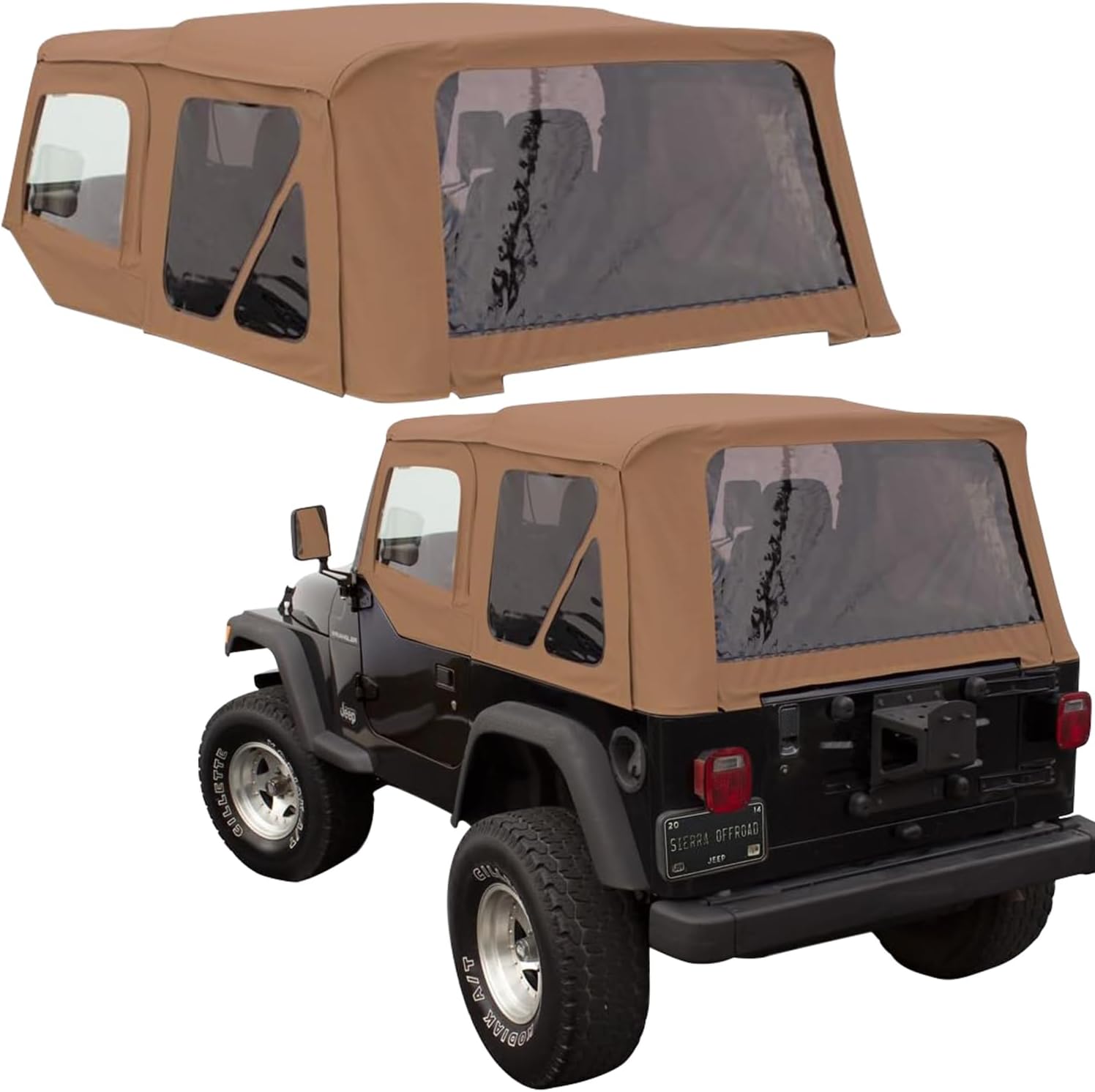 Sierra Offroad Soft Top for Jeep Wrangler TJ - Precision Fit