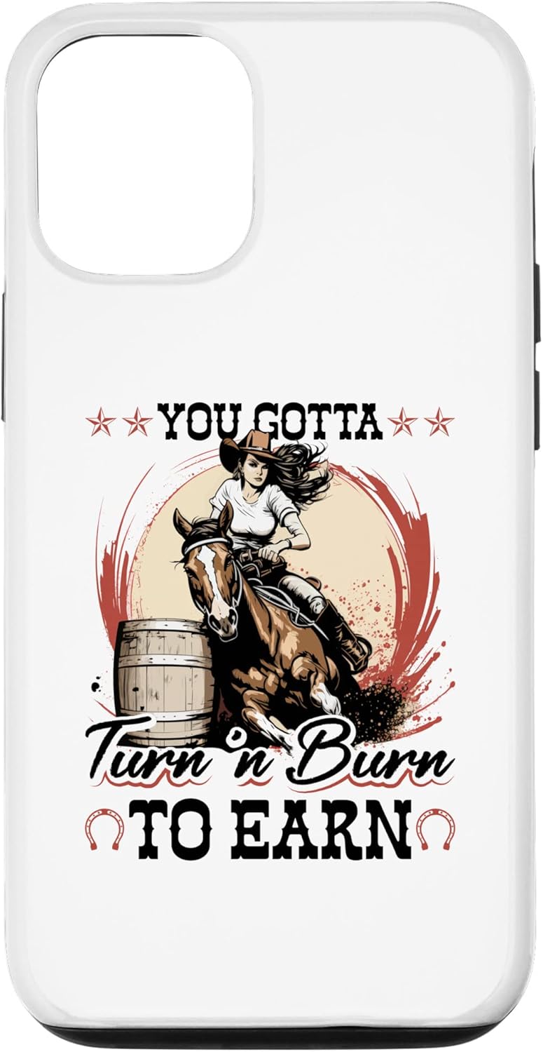 iPhone 12/12 Pro Barrel Racer Cowgirl Case