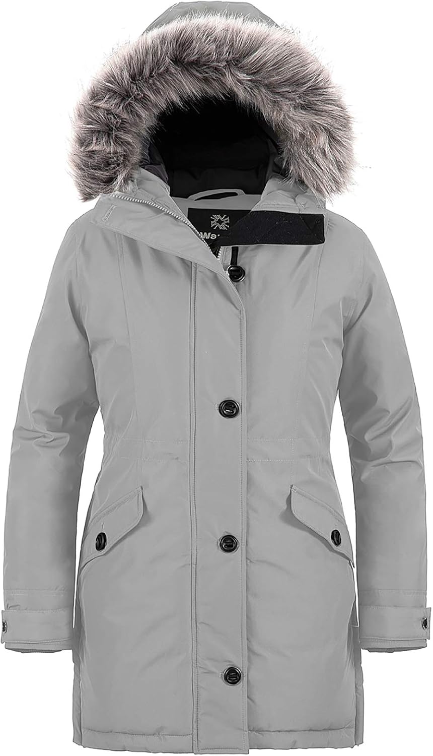 Wantdo Women's Waterproof Long Puffer: Stay Warm & Stylish