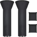 Patio Heater Covers 2 Pack Waterproof with Zipper and Storage Bag