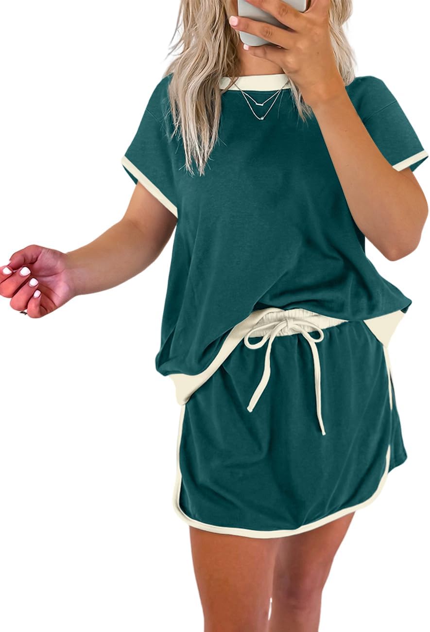 Ecosunny 2 Piece Sets for Women Casual Tracksuit Sweatshirt
