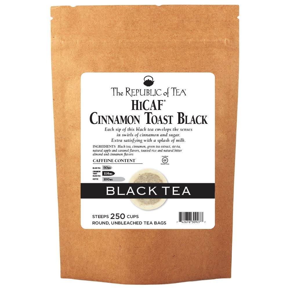 HiCAF Cinnamon Toast Black Tea - Premium High-Caffeine Blend