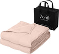 ZonLi Weighted Blanket for Adults - Light Pink Twin Size Comfort