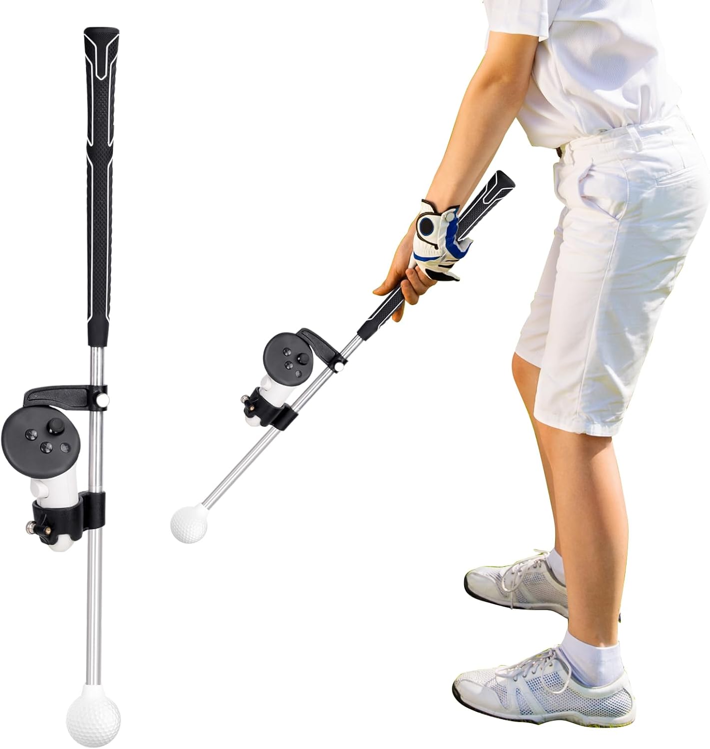 Enhance VR Golf Experience with Weighted Club Attachment