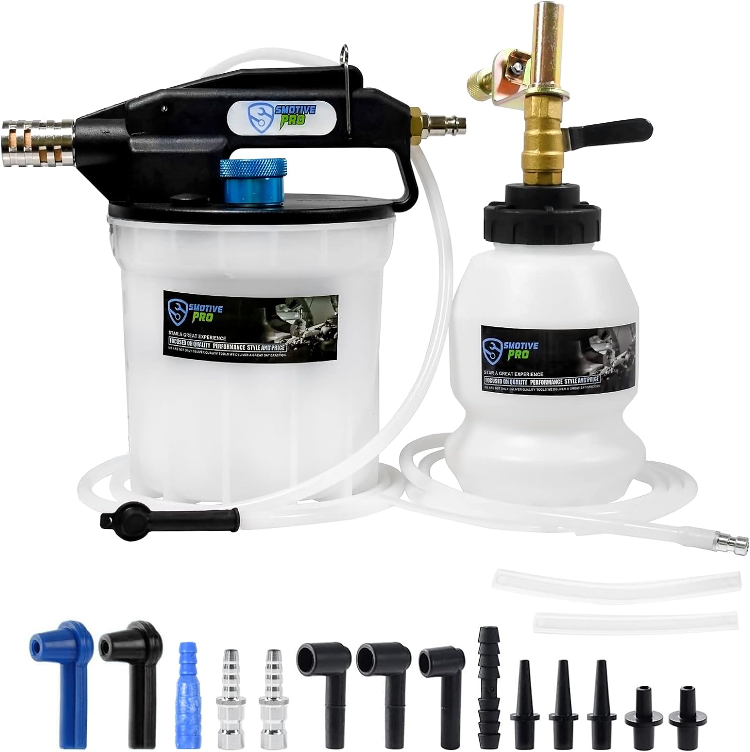 Pneumatic 2L Vacuum Brake Bleeder Tool for Hands-Free Operation