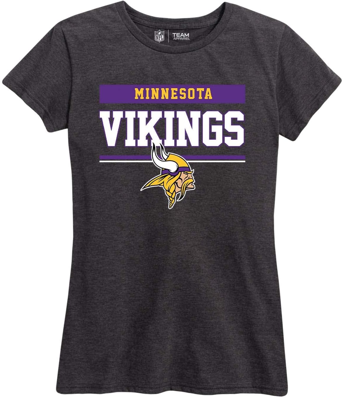 Minnesota Vikings Womens Plus Size Relaxed Fit T-Shirt for Fans