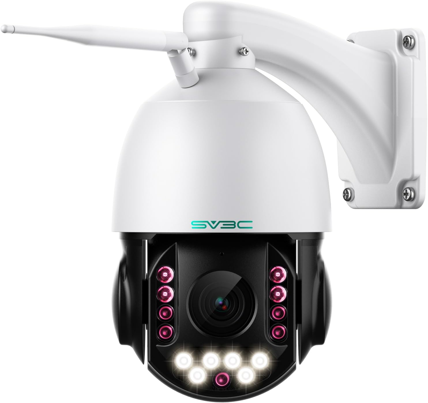 SV3C 4K 36X Zoom PTZ Camera with Color Night Vision Features