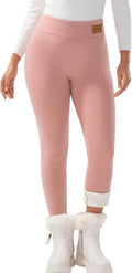 Women Winter Thick Fleece Lined Leggings - High Waist Thermal Pants