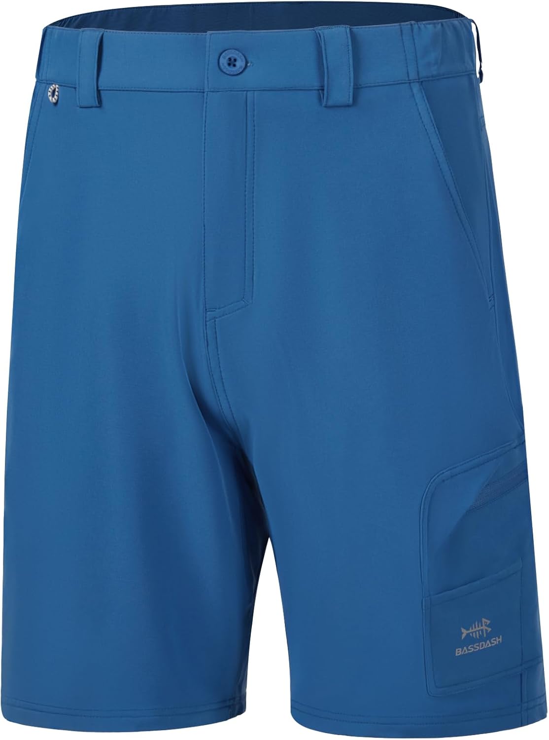 BASSDASH 10.5 Mens Fishing Cargo Shorts Quick Dry UPF 50