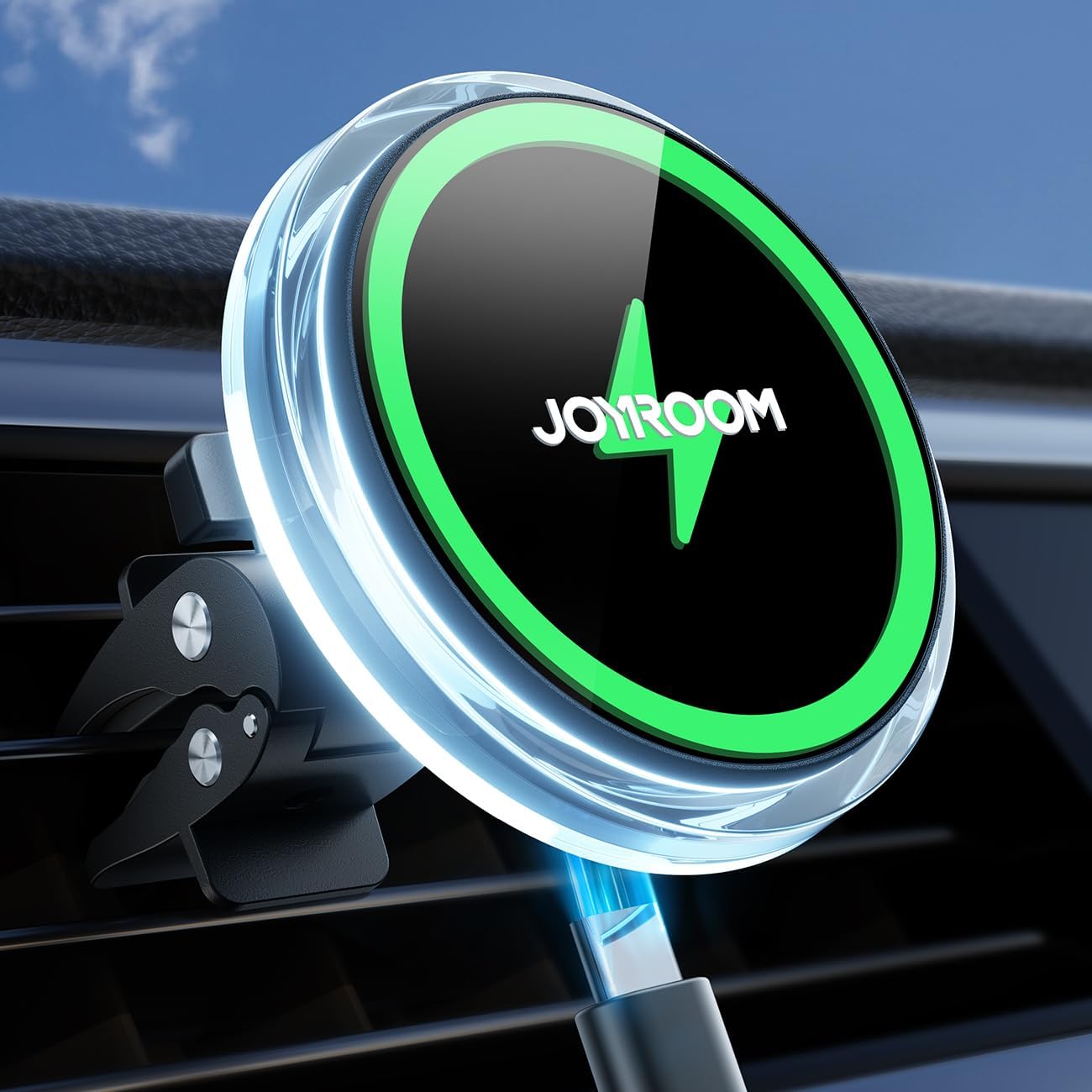 15W No Heat Fast Charging Car Mount for iPhone