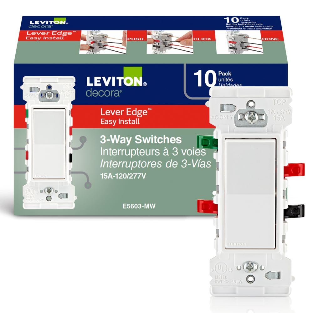 Leviton Lever Edge 15 Amp 3-Way Rocker Switch Review