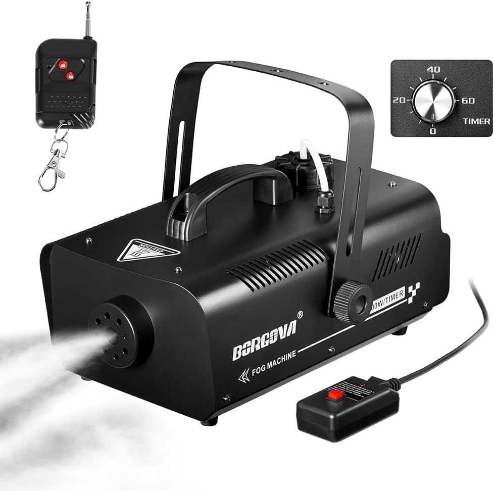 1000W Fog Machine with Timer and Wireless Remote Control