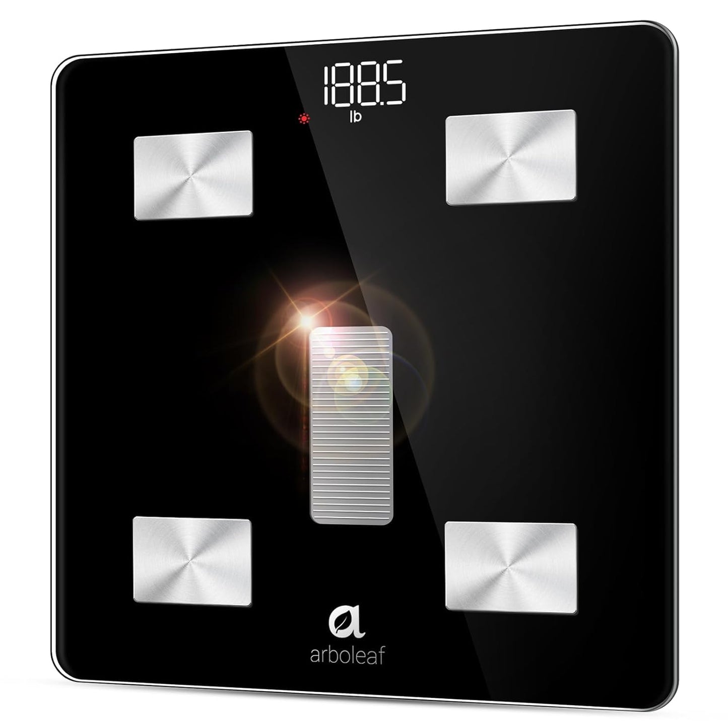 Arboleaf Solar-Powered Scale, Dual Charging